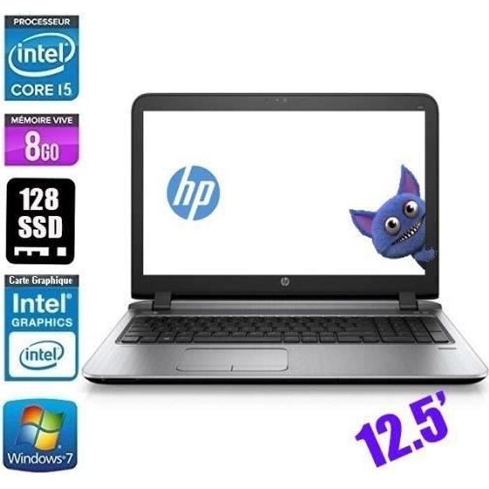 HP ELITEBOOK 820 G2 I5 – GRADE A 125 Argent Noir