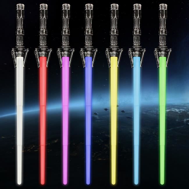 2 pcs/lot Ajustable Star Wars Sabre Laser Led Clignotant Lumière Épée  Jouets Cosplay - Cdiscount Jeux - Jouets