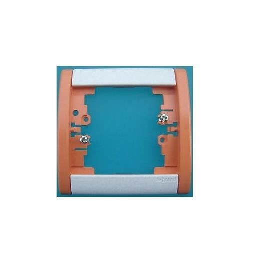 Plaque Double Horizontale Legrand SAGANE 85017 - Finition Silex Nature - Pour Installation électrique - Neuf