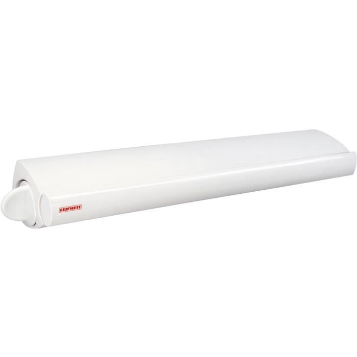 LEIFHEIT 83040 Séchoir enrouleur mural Rollfix 210 Longline - Etendoir à linge 5 fils - 21 m - Sécho