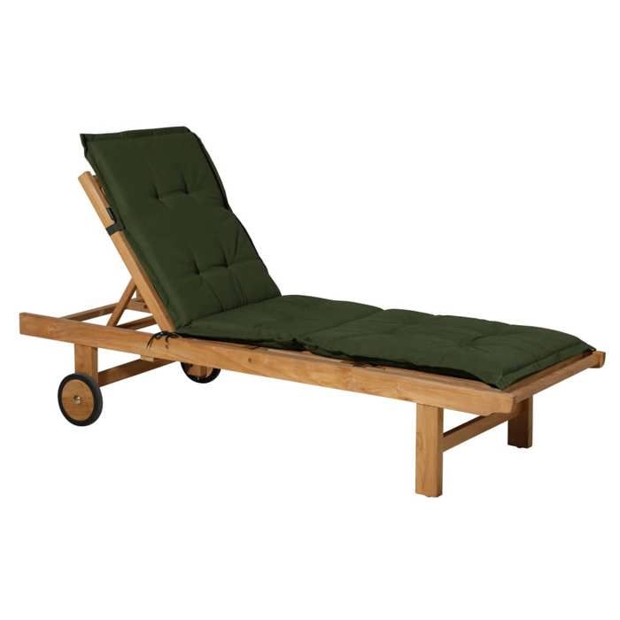 Madison Coussin de chaise longue Panama 200x60 cm Vert 434695
