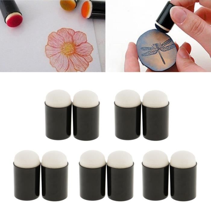 KIT EMBOSSAGE Daubers éponges 10 pièces Cdiscount BeauxArts et