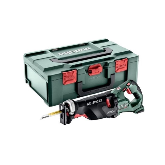 Scie sabre SSEP 18 V LTX BL solo en coffret Metabox METABO 602258840