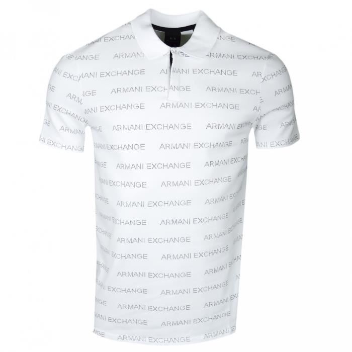 polo armani blanc