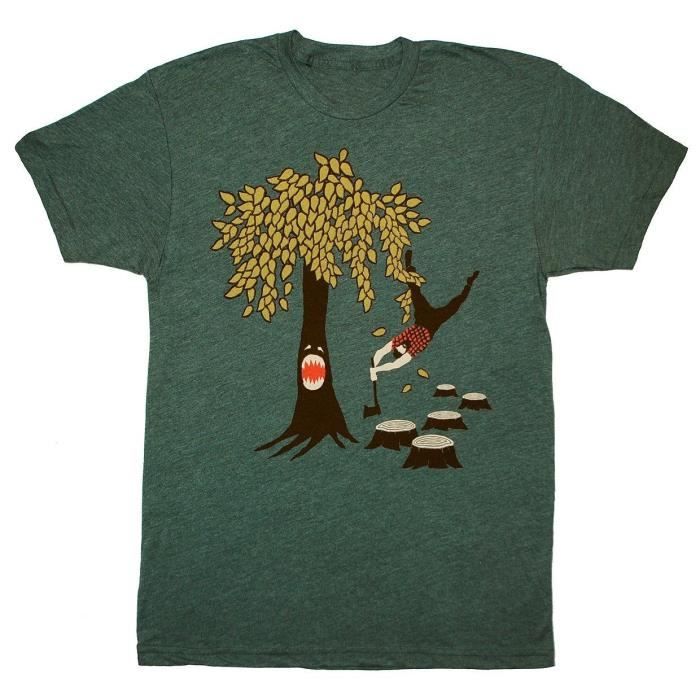 Drôle Nouveauté T-shirt homme tee tshirt-mai la forêt être Avec Vous