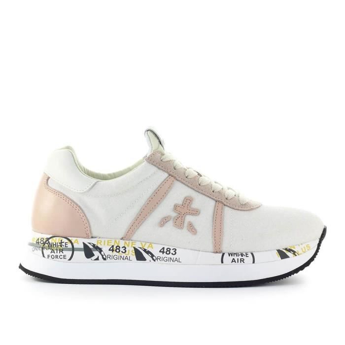 PREMIATA FEMME CONNY4031 BLANC CUIR BASKETS Blanc - Achat / Vente basket -  Soldes sur Cdiscount dès le 20 janvier ! Cdiscount