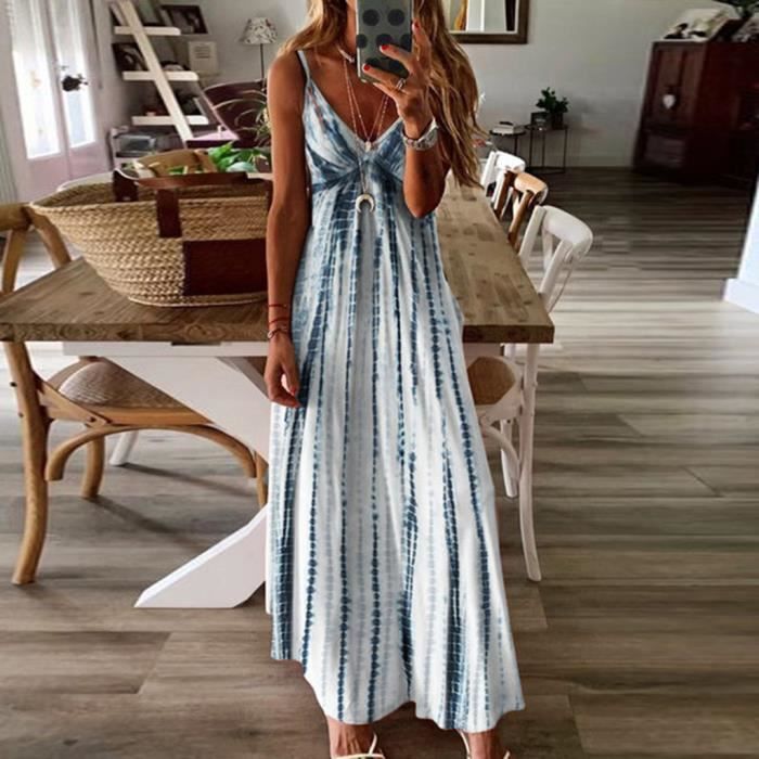 Robe tie best sale and dye bleu