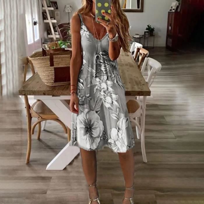 Robe ete genou top