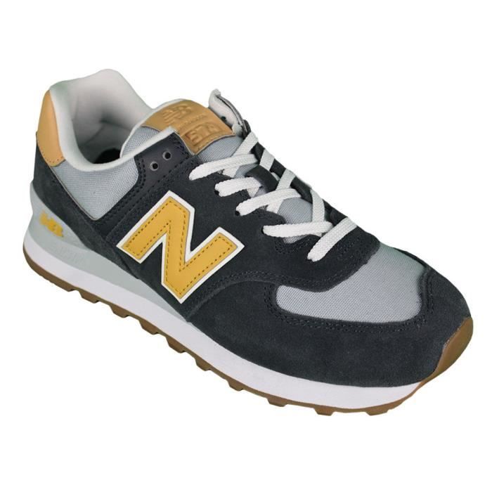 New balance ml574ylc bleu marine et beige clearance