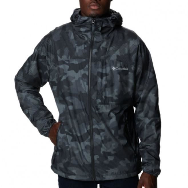 Veste coupe vent homme Columbia WALLOWA PARK Noir Manches
