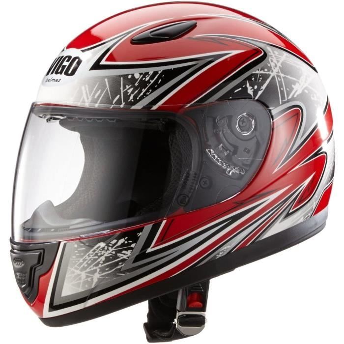 Protectwear SA03-RT kindermotorhelm, integraalhelm, rood