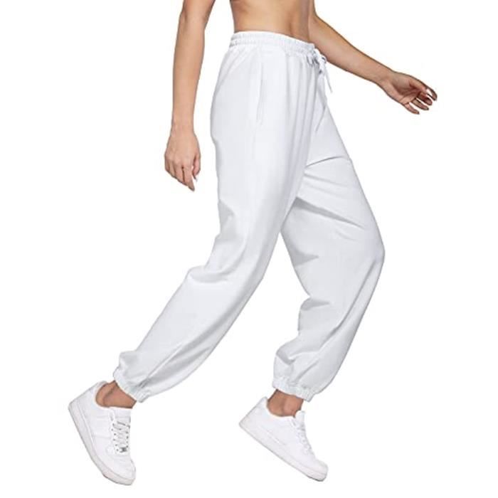 Pantalon De Jogging Oversize Cargo Femme - Taille Haute Élastique Avec Poches