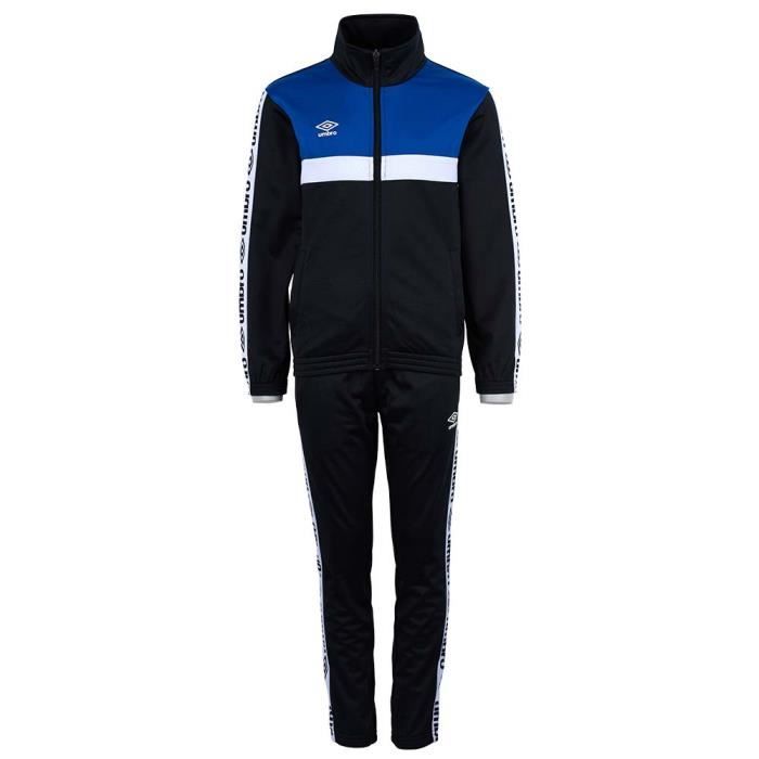 Survetement de Football pour Garcon UMBRO Taille 10 ans Noir Manches Longues Indoor