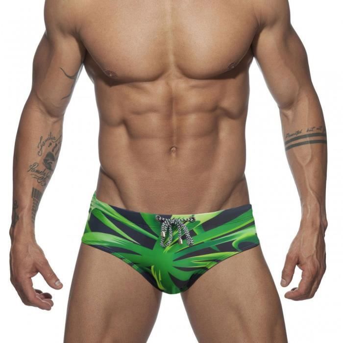 Slip De Bain Homme Avec Coussinet Amovible - Séchage Rapide, élastique Confortable - Pour Plage, Piscine, Sports Nautiques
