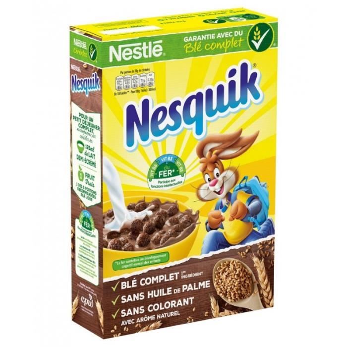 Nestle Cereales Nesquik 450g Lot De 4 Cdiscount Au Quotidien
