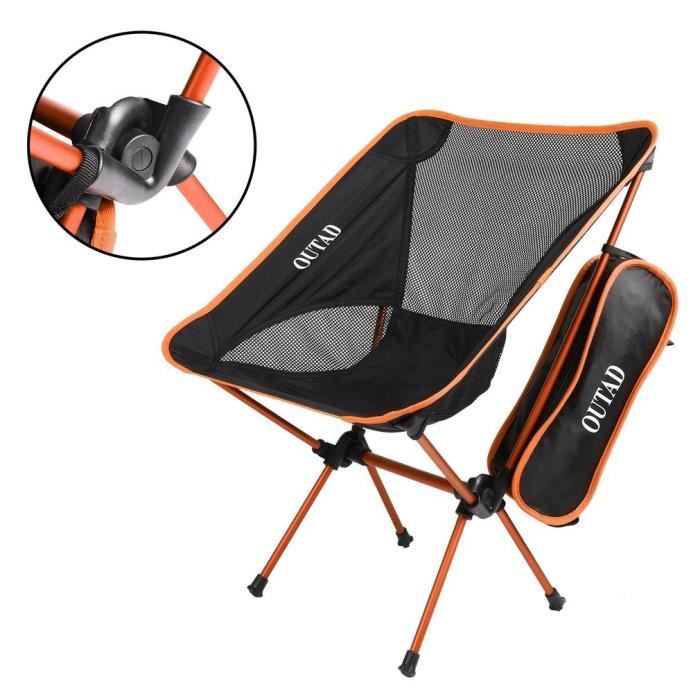 Chaise Pliante Ultra Legere Pour Les Activites De Peche En Plein Air Ultra Leger Moderne Orange Prix Pas Cher Cdiscount