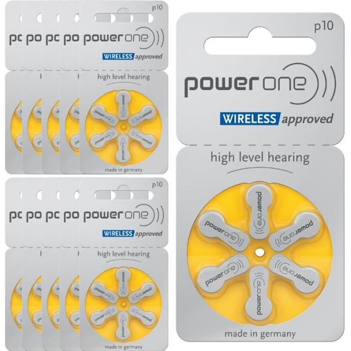 ANSMANN piles auditives taille 312 / PR41 - 60 piles zinc-air pour aides  auditives - brun - Cdiscount Jeux - Jouets