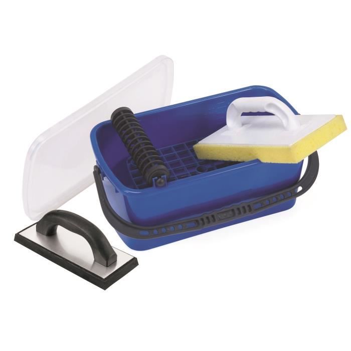 Kit Pour Joint De Carrelage Avec Bac 10 Litres Et Frottoir Prci