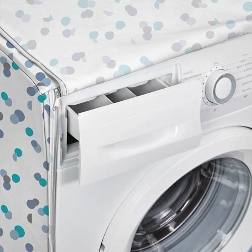 Gamme de chargement frontal Rayen Medium Housse pour laveuse et sEcheuse avec fermeture Eclair PEVA Taille : 84 X 60 X 60 cm - vue 2