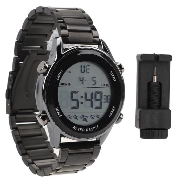 Montre numérique - SHIPENOPHY - Modèle S0018 - Étanche 50m - Multifonctionnelle - Sportive