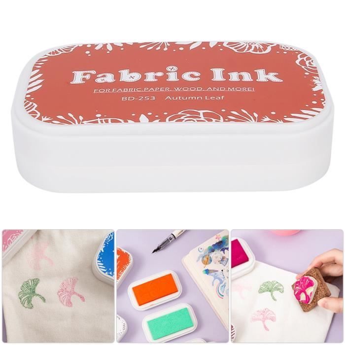 Tampon encreur avec 8 couleurs en forme de pétale, timbre à main, tampons à base d'eau, outil pour papier d'impression bricolage (1017