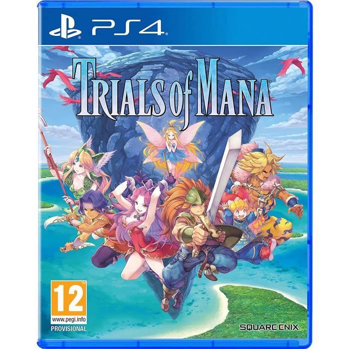 Jeu de rôle Square Enix Trials of Mana Remake 3D PS4 Édition Standard