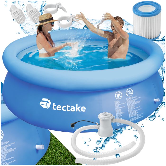 Tectake Piscine Hors Sol Autoportante Gonflable Ronde Pompe Filtration Incluse O300 Cm X 76 Cm Achat Vente Piscine Piscine Autoportante 402898 Cdiscount