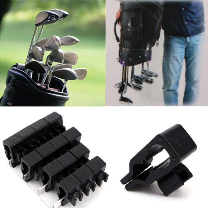 14X Pince Golf du Club Organisateur Clip Support Protéger Putter Clamp