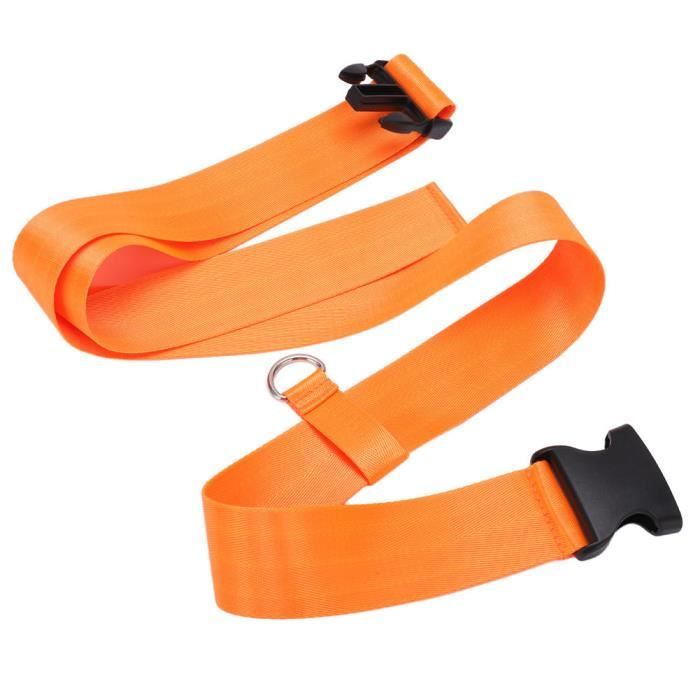 Sangles De Voyage Pour Valises Avec Cadenas à Combinaison - Réglables 22 à 32 Pouces - Étiquette Nom - Couleurs Vives Pour Identification Rapide