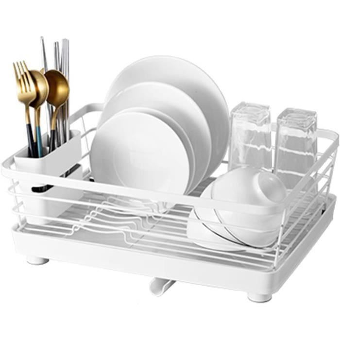 Panier égouttoir à Couverts En Acier Inoxydable 304 - Avec Crochets Muraux, Lavable Au Lave-vaisselle - Pour Fourchettes, Cuillères, Baguettes