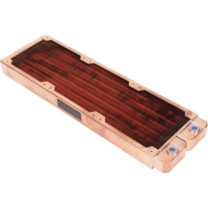 Dissipateur Thermique En Cuivre Pur 100x50x15 Mm - Ailettes Skiving - Pour Refroidissement GPU, RAM, Composants électroniques