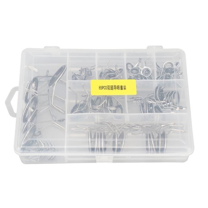 Butée De Canne à Pêche Kolpo à 3 Compartiments Pour Moulinet Spinning 5 Couleurs Verrouillage Securise 36 X 27 Mm