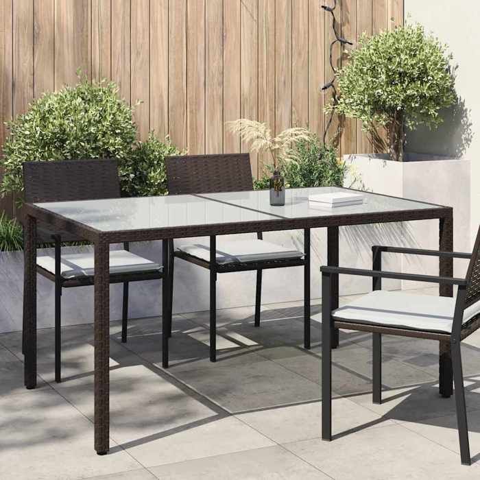 vidaXL Table de jardin 150x90x75 cm - vue 2