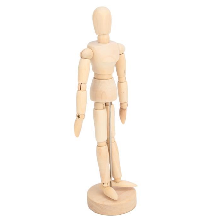 Figurine articul?�e en bois - VVIKIZY - Mod?�le d'homme en Bois Marionnette - Membres Mobiles 