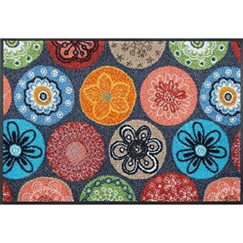 Tapis Wash+dry Wild Summer 50x75cm - Intérieur/extérieur Lavable - Caoutchouc Nitrile Et Nylon