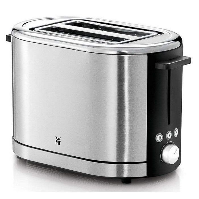 WMF 414090011 - LONO - Grille-pain double fente - Noir et Inox