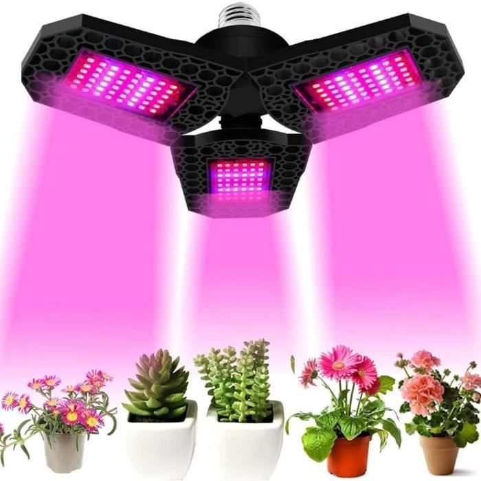 Lampe De Croissance Horticole LED Spectre Complet 1200W Équivalent - 40W Réel - Pour Plantes Légumes Fleurs