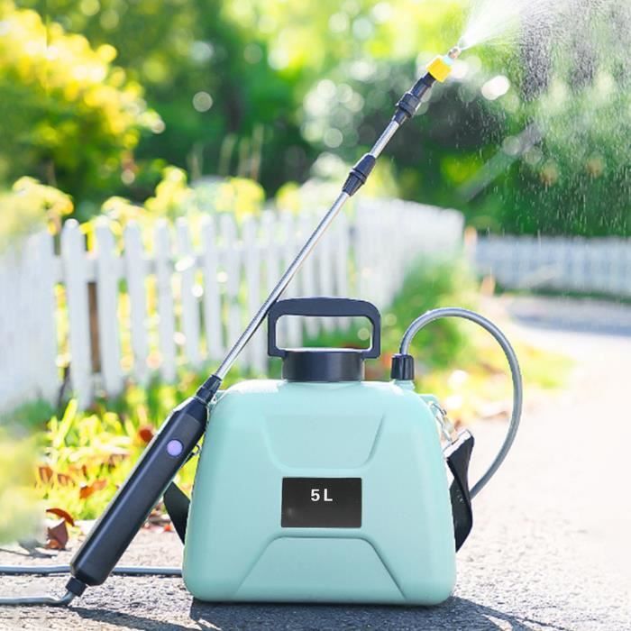 Pulvérisateur électrique Rechargeable 2L – Buse Réglable Brume/jet – Pour Plantes, Voiture, Nettoyage – USB-C