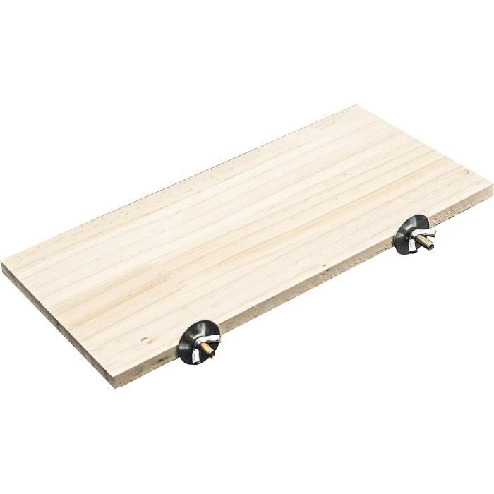 Meilleurs prix pour Plate-forme debout en bois naturel - YSTP - 12,7 x 28 cm - Pour hamsters - Durable et facile à installer