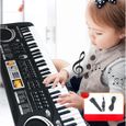 Piano électronique clavier électronique piano numérique 61 touches piano électronique debutant clavier piano jouet enfants-1