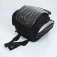 Sacoche de réservoir pour moto aimantée souple amovible en textile noir neuve - MFPN : -192759-1N-1
