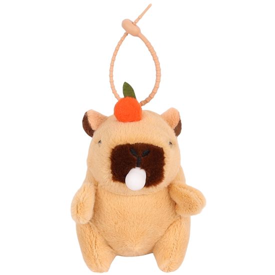 Porte-clés Capybara – 3 Pièces – Double Face : Ardoise Magnétique + Labyrinthe – PVC – Anti-stress – Cadeau