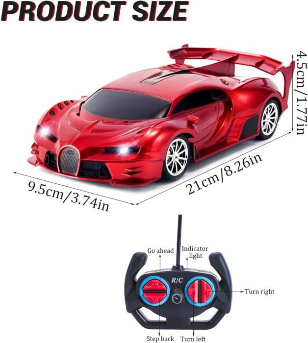 Bestcool Voiture Télécommandée 4WD – RC Cascadeur Rechargeable Avec Musique Et Drift, Cadeau Idéal Pour Enfants Dès 6 Ans