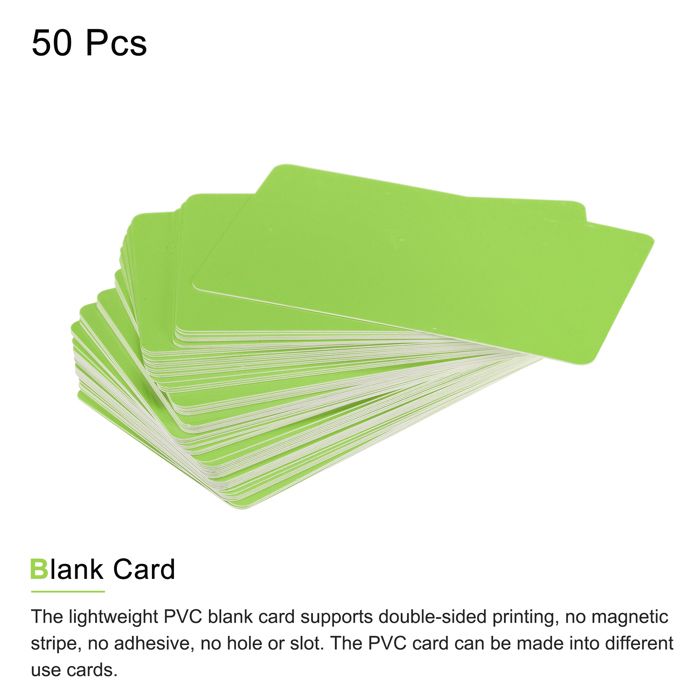 Carte en PVC SOURCING MAP Cartes PVC Vert Carte plastique 14mil pour ...