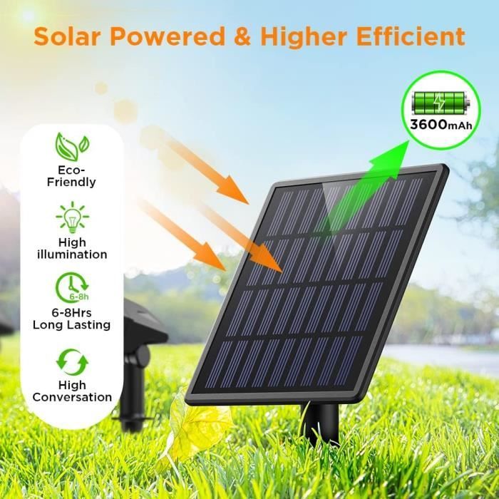 6x Applique Solar - Extérieur - Energie Solaire - 6 LED - Set de 6 Pièces -  IP65 
