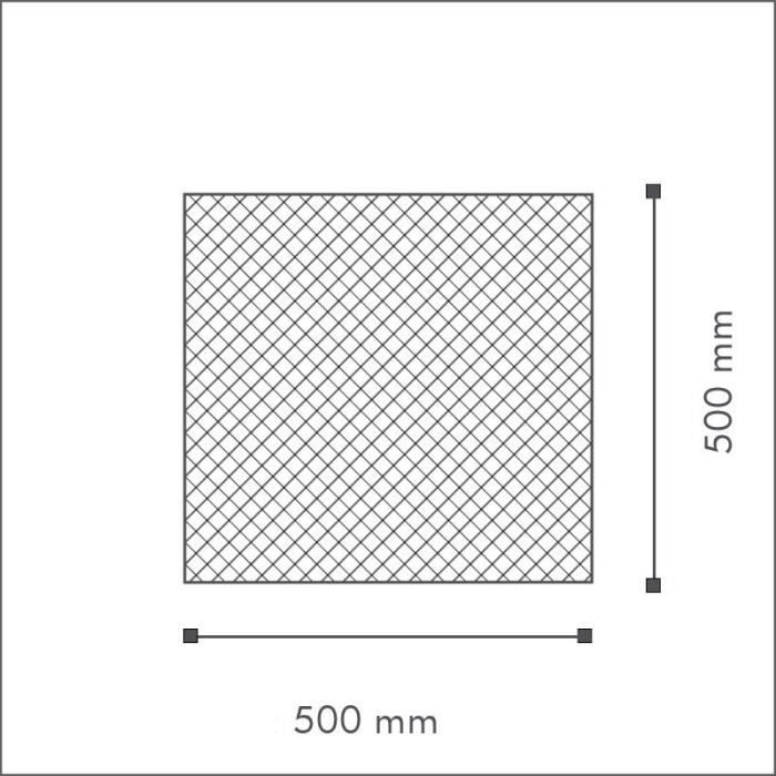 Dalle de plafond T140 Polystyrène DECOFLAIR (500 mm x 500 mm) - NMC
