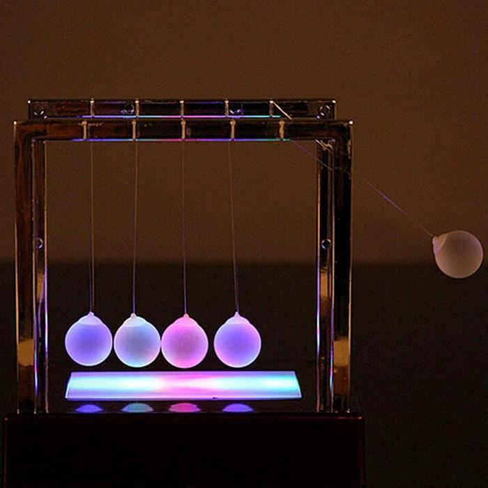 Balancier Pendule de Newton Grande Jeux Scientifiques Éducatif pour Enfant  Newtons Physique Science Énergie Pendule Balle d'é [487] - Cdiscount Maison