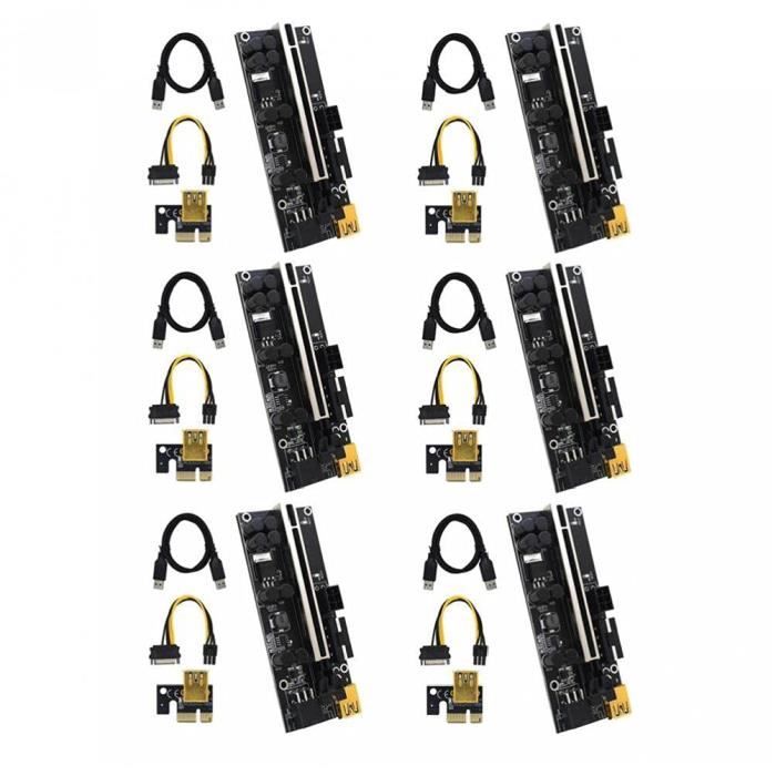 2 PCIe Riser PRO-V011 - Adattatore Da 1X A 16X Per Mining Crypto | Con Cavo USB 3.0 - Foto 7
