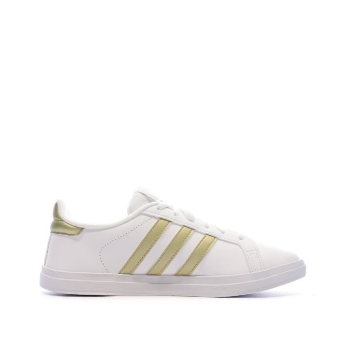 Baskets Femme Adidas Originals Courtpoint Blanc Lacets