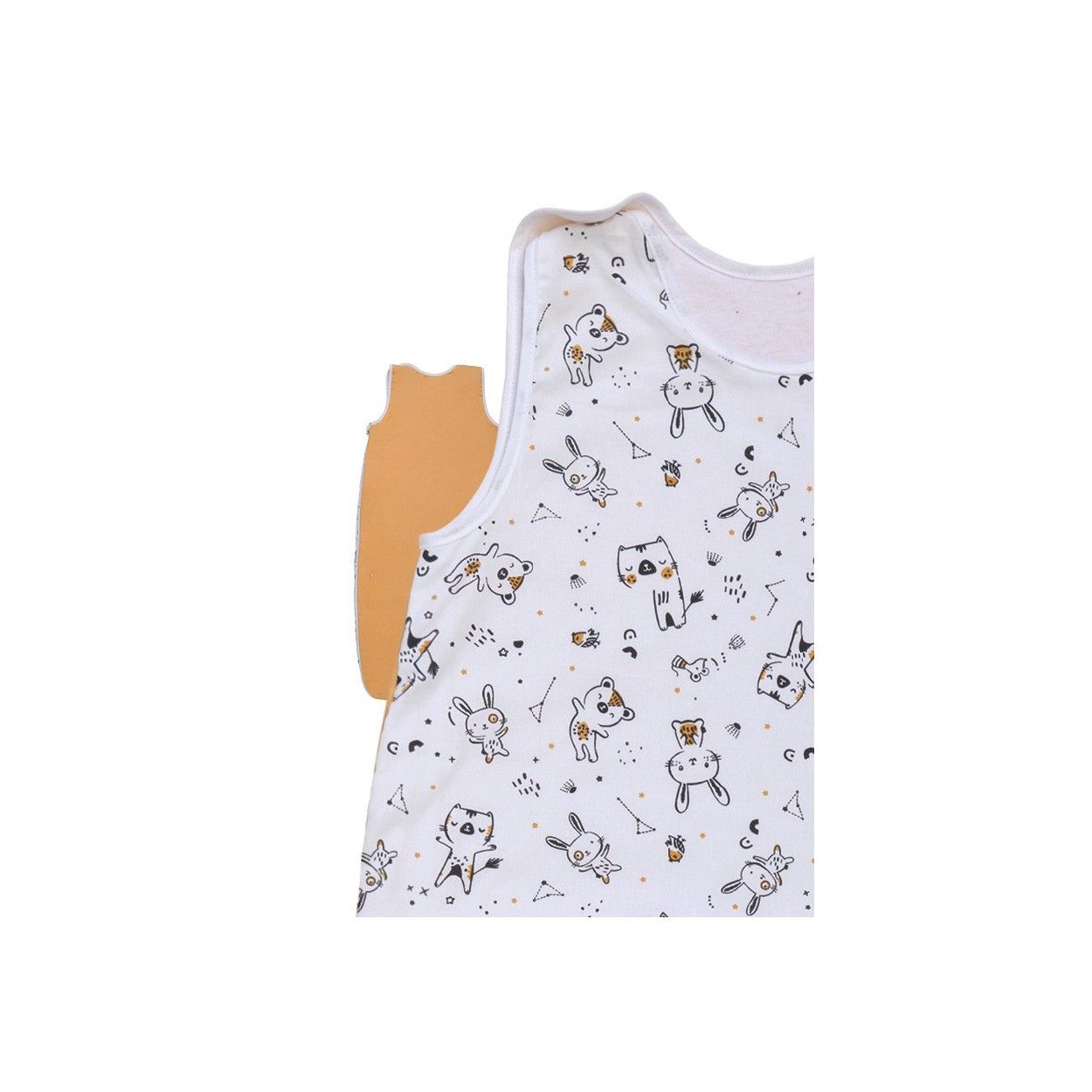 Miracle Baby Gigoteuse 0.5 Tog 100% Coton Manches Longues - Sac Couchage Bébé 0-18 Mois